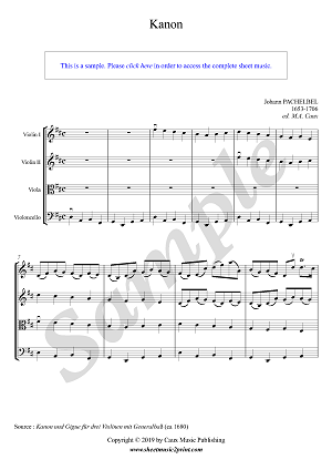 Canon in D Major
