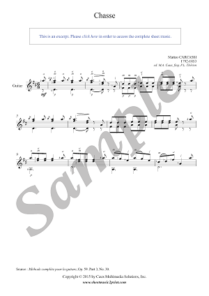 Chasse, Op. 59, Part 3, No. 30