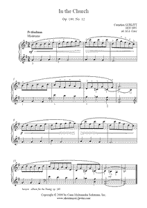 Gurlitt : Church, Op. 140, No. 12