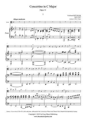 Concertino in C Major, Op. 11 (1/3)