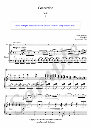 Concertino in C Major, Op. 24 (1/3 : Allegro moderato)