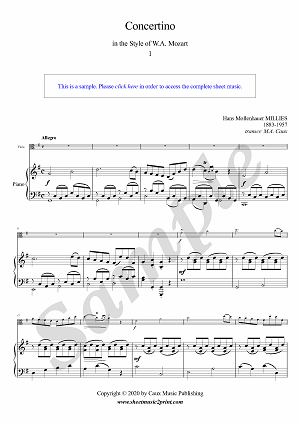 Concertino in the Style of W.A. Mozart (1/3 : Allegro)