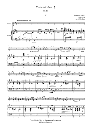 Concerto No. 2 in G Major, Op. 13 (III)