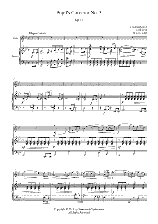 Concerto No. 3 in G minor, Op. 12 (1/3)