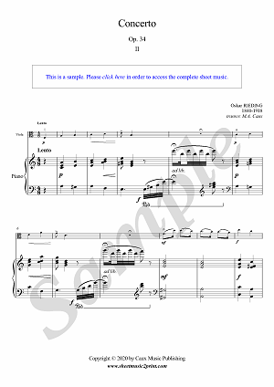 Rieding : Concerto Op. 34 (2/3 : Lento) - Viola