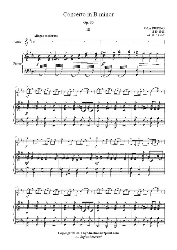 Rieding : Concerto Op. 35 III
