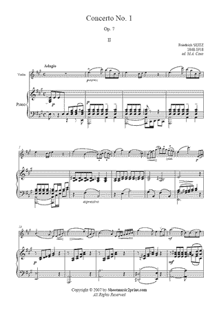Concerto No. 1 in D Major, Op. 7 (II)