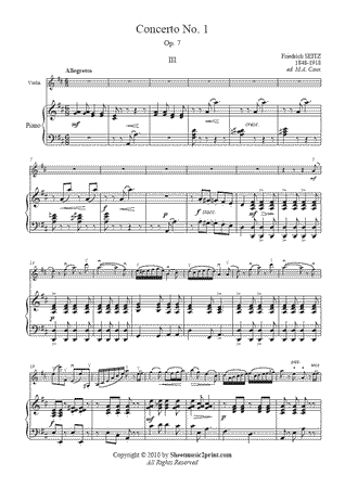 Concerto No. 1 in D Major, Op. 7 (III)