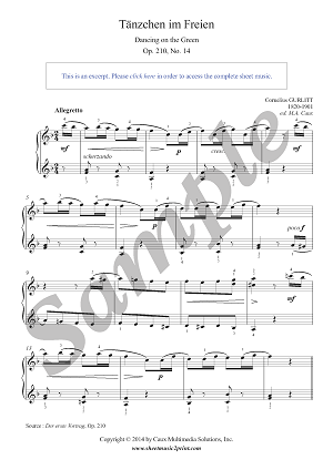 Dancing on the Green, Op. 210, No. 14