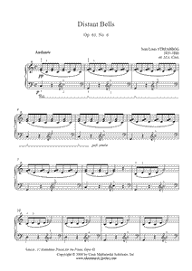 Streabbog : Distant Bells, Op. 63, No. 6