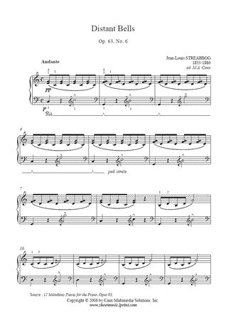 Distant Bells, Op. 63, No. 6