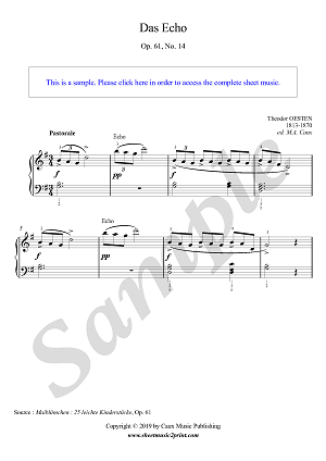 Das Echo, Op. 61, No. 14