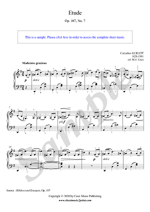 Etude in G Major, Op. 107, No. 7