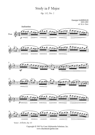 Étude in F Major, Op. 132, No. 2