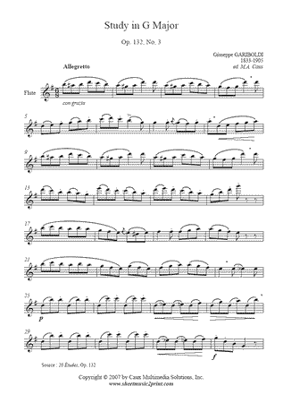 Étude in G Major, Op. 132, No. 3