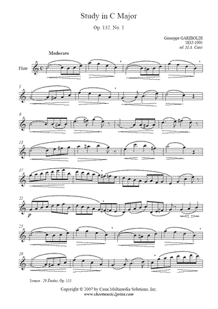 Étude in C Major, Op. 132, No. 5