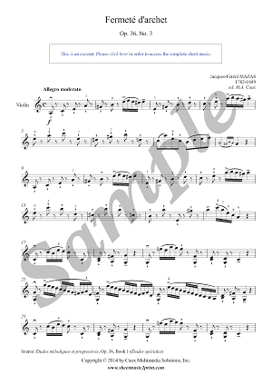 Étude in A minor, Op. 36, No. 3