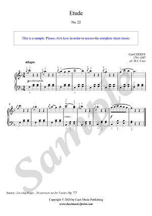 Etude in F Major, Op. 777, No. 22