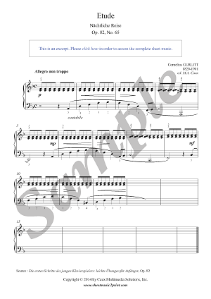 Etude in D minor, Op. 82, No. 65