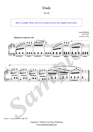 Etude in G Major, Op. 823, No. 63