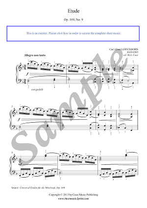 Etude <em>Waterfall</em> in D minor, Op. 169, No. 9