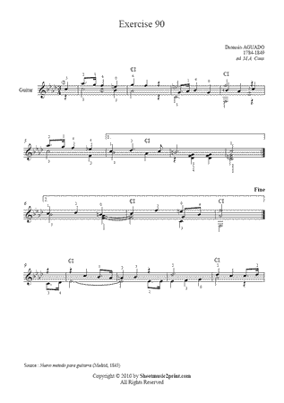 Exercise 90 in F minor