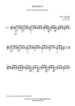 Exercise 4 in G Major
