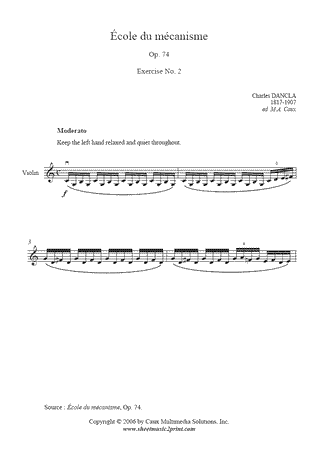 Exercise Op. 74, No. 2 (<em>École du mécanisme</em>)