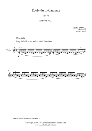 Exercise Op. 74, No. 3 (<em>École du mécanisme</em>)