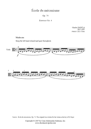 Exercise Op. 74, No. 4 (<em>École du mécanisme</em>)