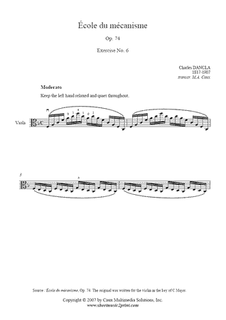 Exercise Op. 74, No. 6 (<em>École du mécanisme</em>)