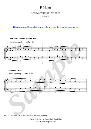 F Major - Grade 0