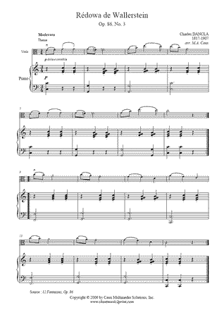 Fantaisie Op. 86, No. 3 (<em>Redowa de Wallerstein</em>)