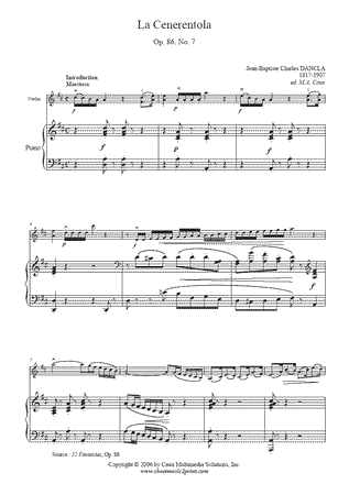 Fantaisie Op. 86, No. 7 (<em>La Cenerentola</em>)