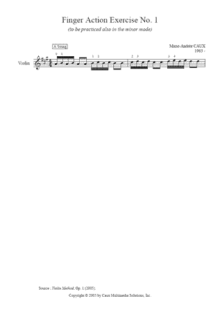 Finger Action Study No. 2