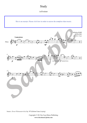 Study in B minor, Op. 387 : Lamentoso - Grade 4
