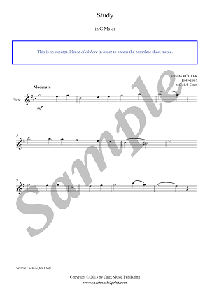Kohler : Flute School - Study Grade 1