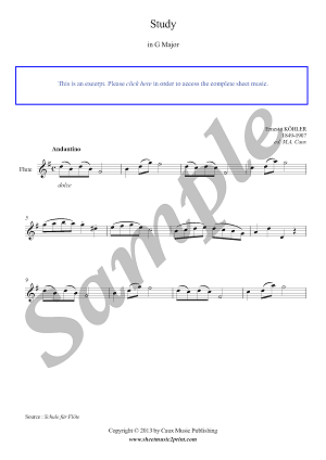Study in G Major : Andantino - Grade 2