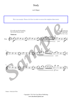 Study in G Major : Breathing on Rests - Grade 2