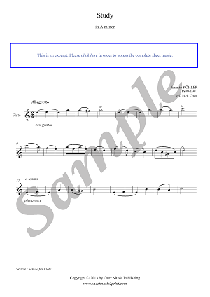 Study in A minor : Allegretto - Grade 2