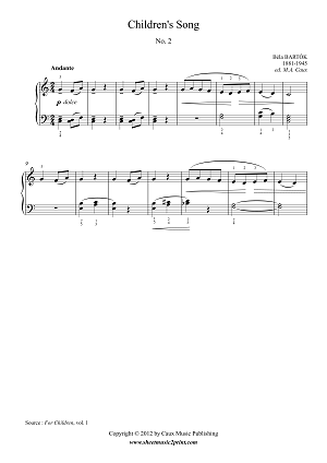 Bartok : Children's Song