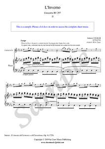 Vivaldi : Four Seasons - Winter (2/3 : Largo) - Clarinet