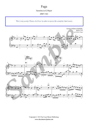 Fuga in G Major, HWV 582