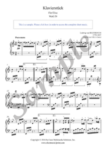 Beethoven : Fur Elise, WoO 59