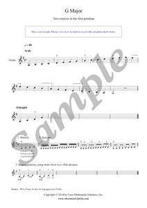 Violin : G Major Scale & Arpeggio - Grade 2