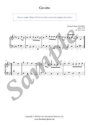 Gavotte in G minor