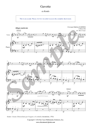 Gavotte in G Major