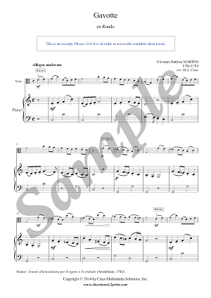 Gavotte in C Major