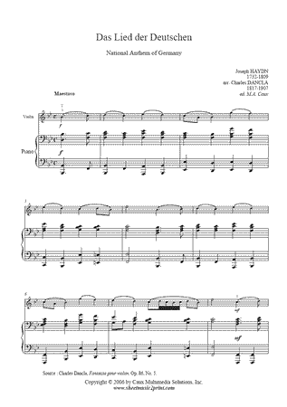 Das Deutschlandlied - National Anthem of Germany