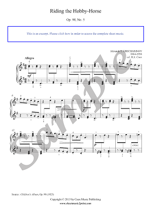Riding the Hobby-Horse, Op. 98, No. 5